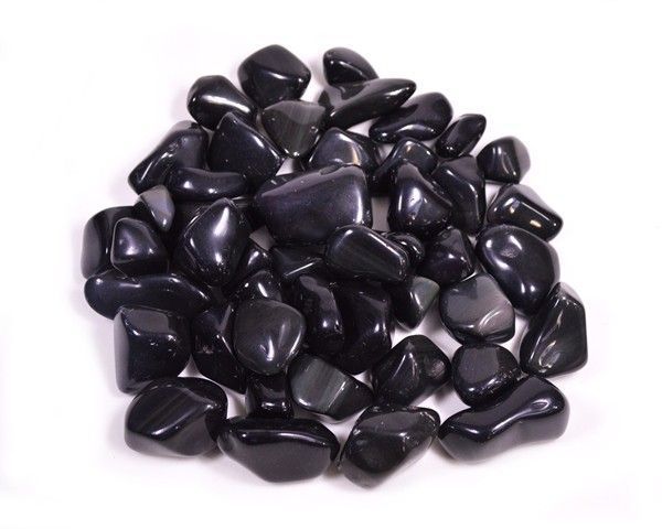 piedra obsidiana negra